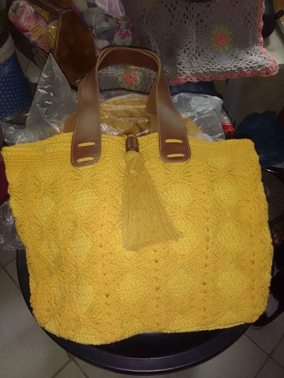 Bolsa de crochê 