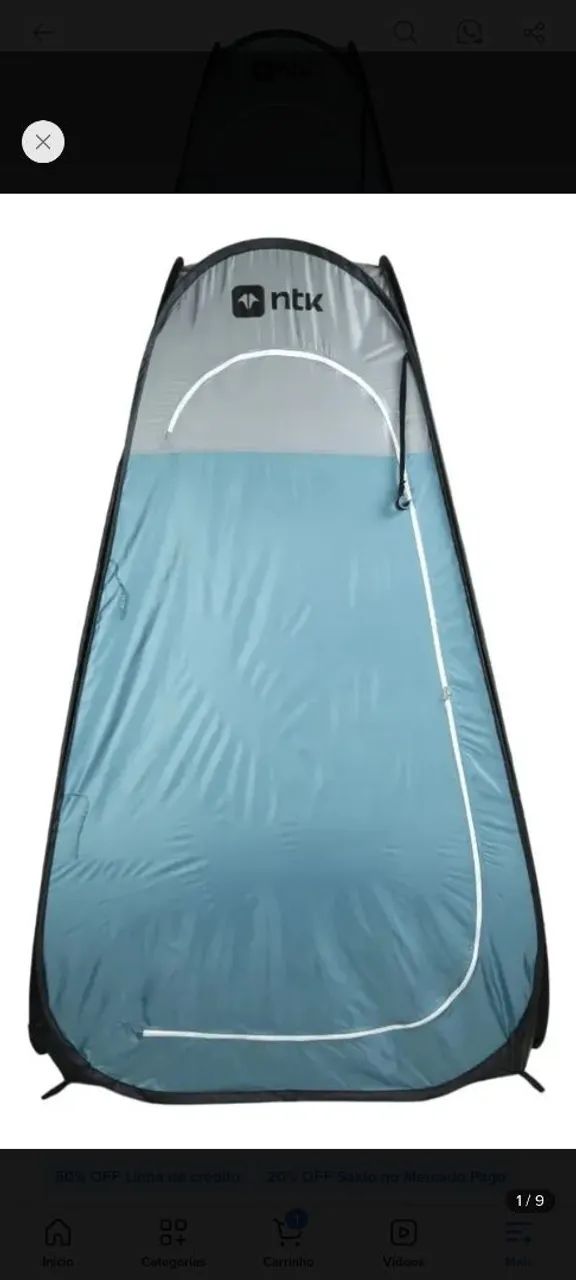 Barraca camping banheiro  - Foto 4