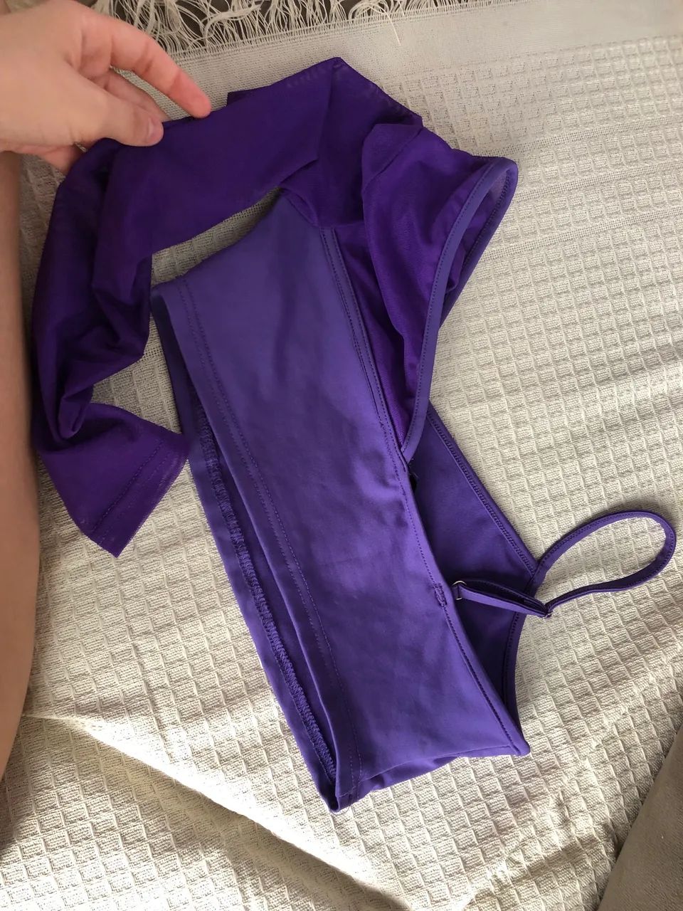 Cropped roxo - Foto 4