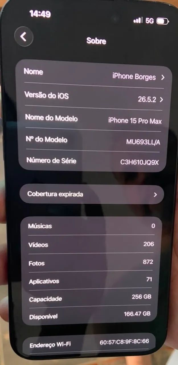 Vendo 15 pro max