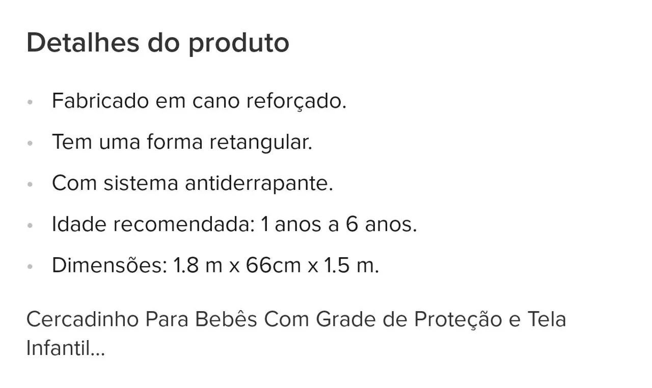 Cercadinho para bebê  - Foto 2