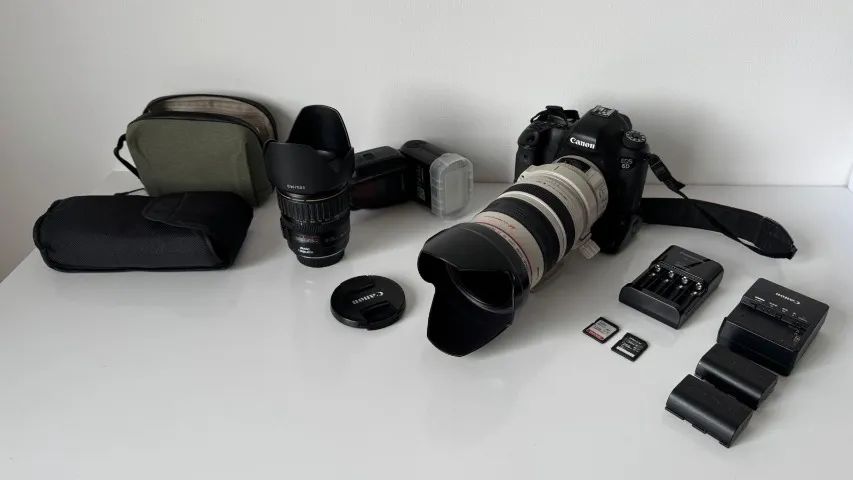 Canon 6D + lentes