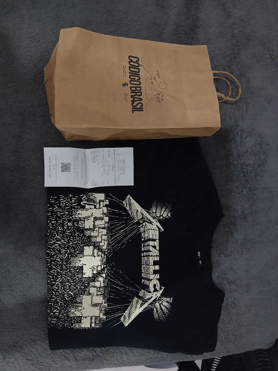 Camiseta nova da Nirvana, nunca usada!