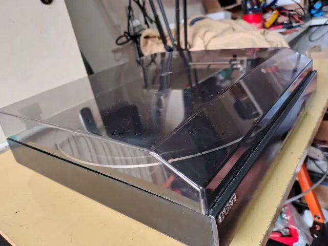 Toca Discos Sony PS-LX21C com pré-amplificador - Foto 4