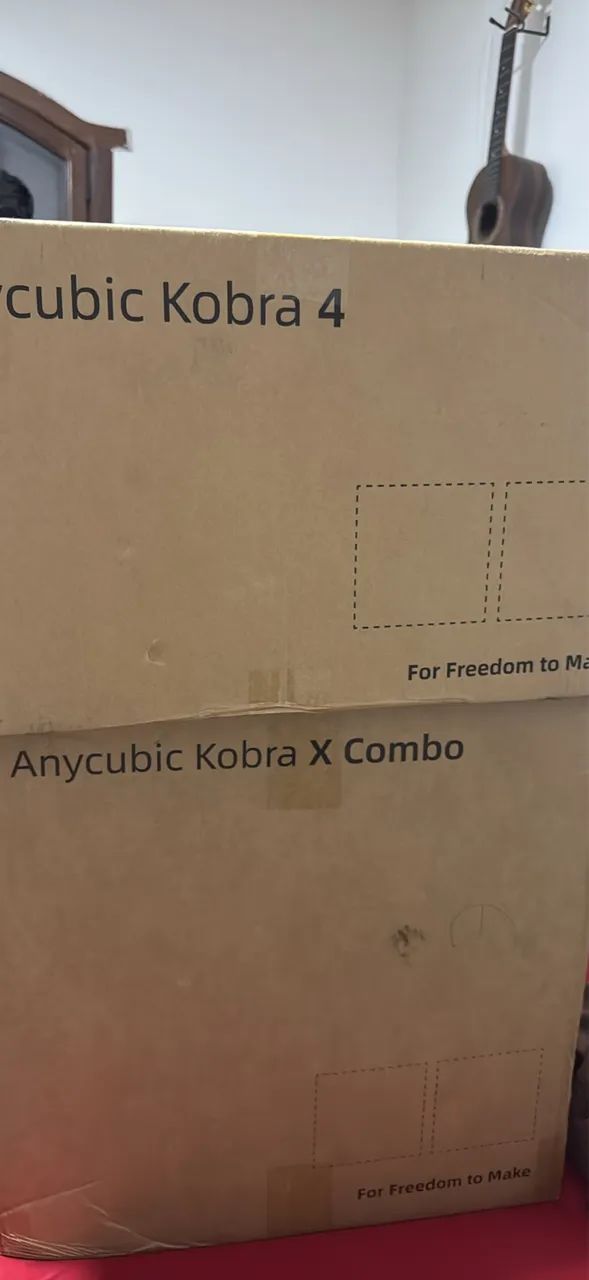 Impressoras 3D Anycubic Kobra X e Anycubic Kobra 4 - Novas Lacradas com IA