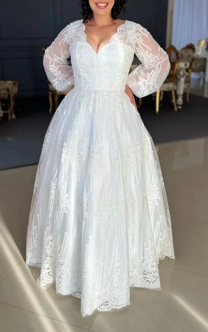 VESTIDO DE NOIVA PERFEITO - Foto 2
