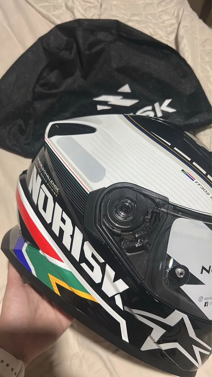 CAPACETE NORISK AFRICA DO SUL - Foto 4