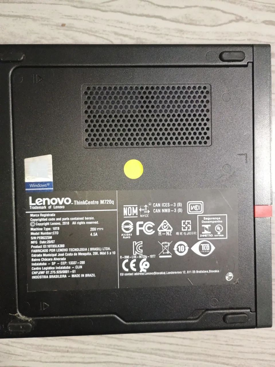 CPU lenovo