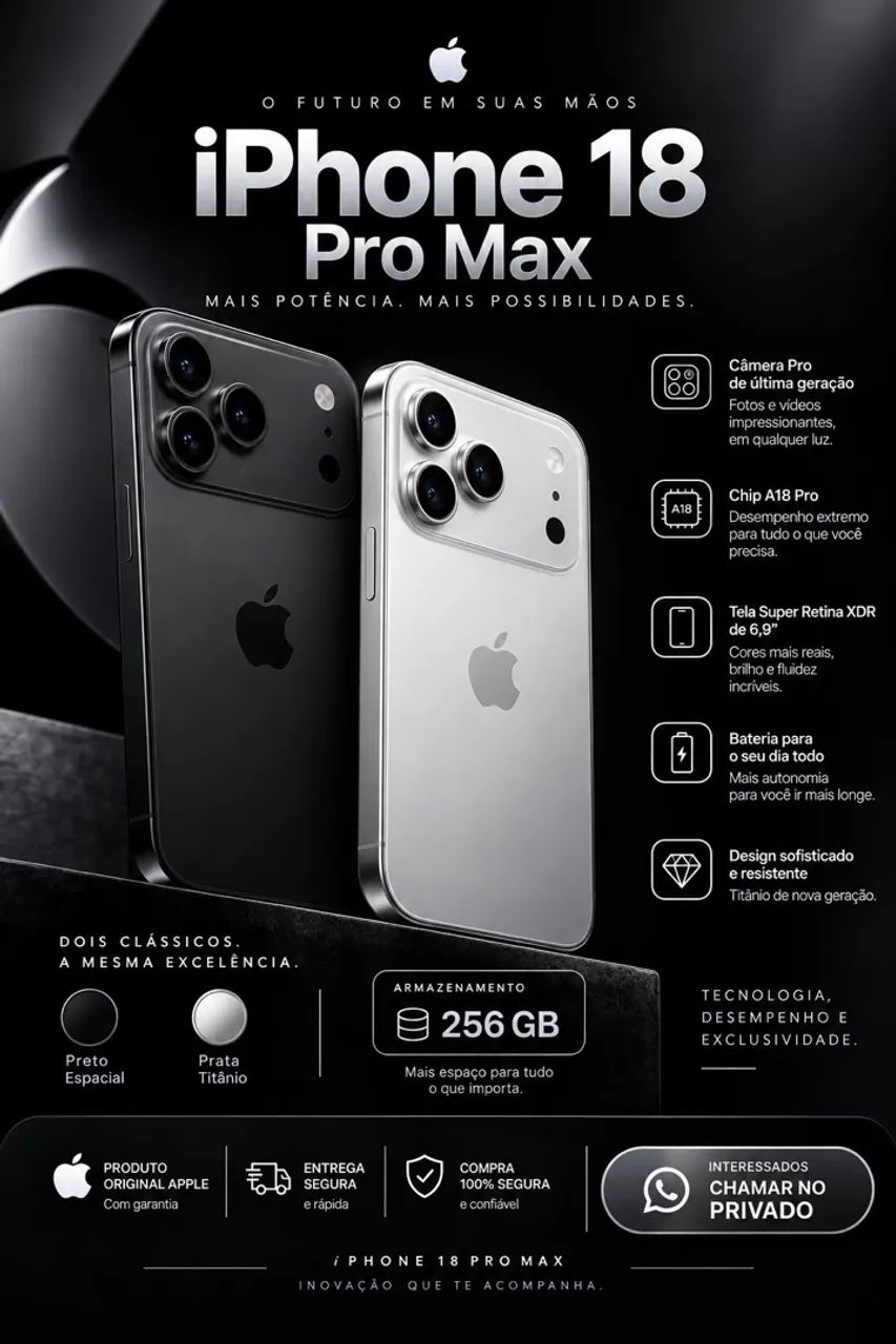 iPhone 18 pro max 256 gb 