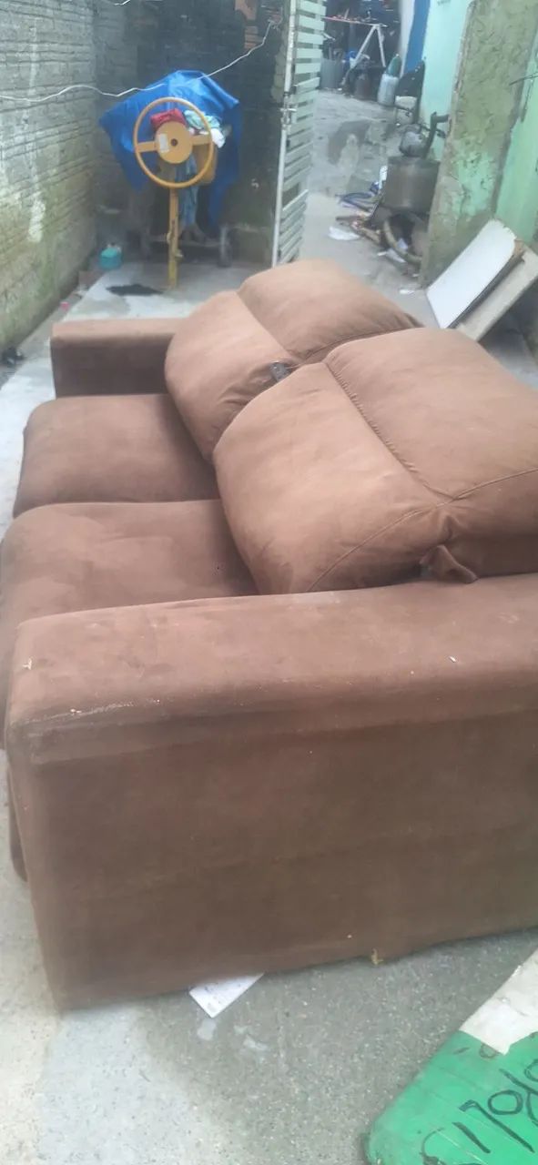 Sofa De Veludo Usado  - Foto 3