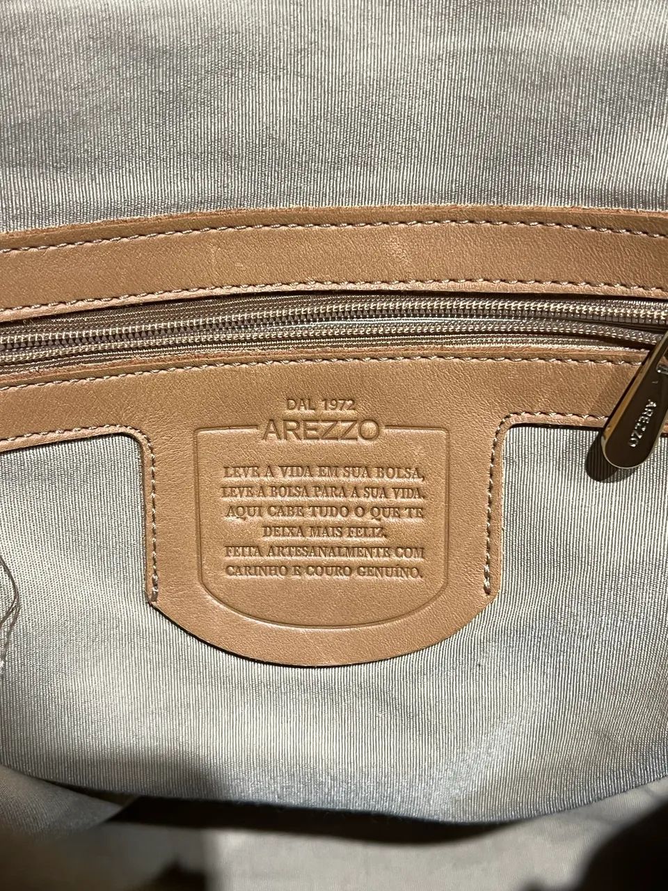 Mochila de couro Arezzo - Foto 5