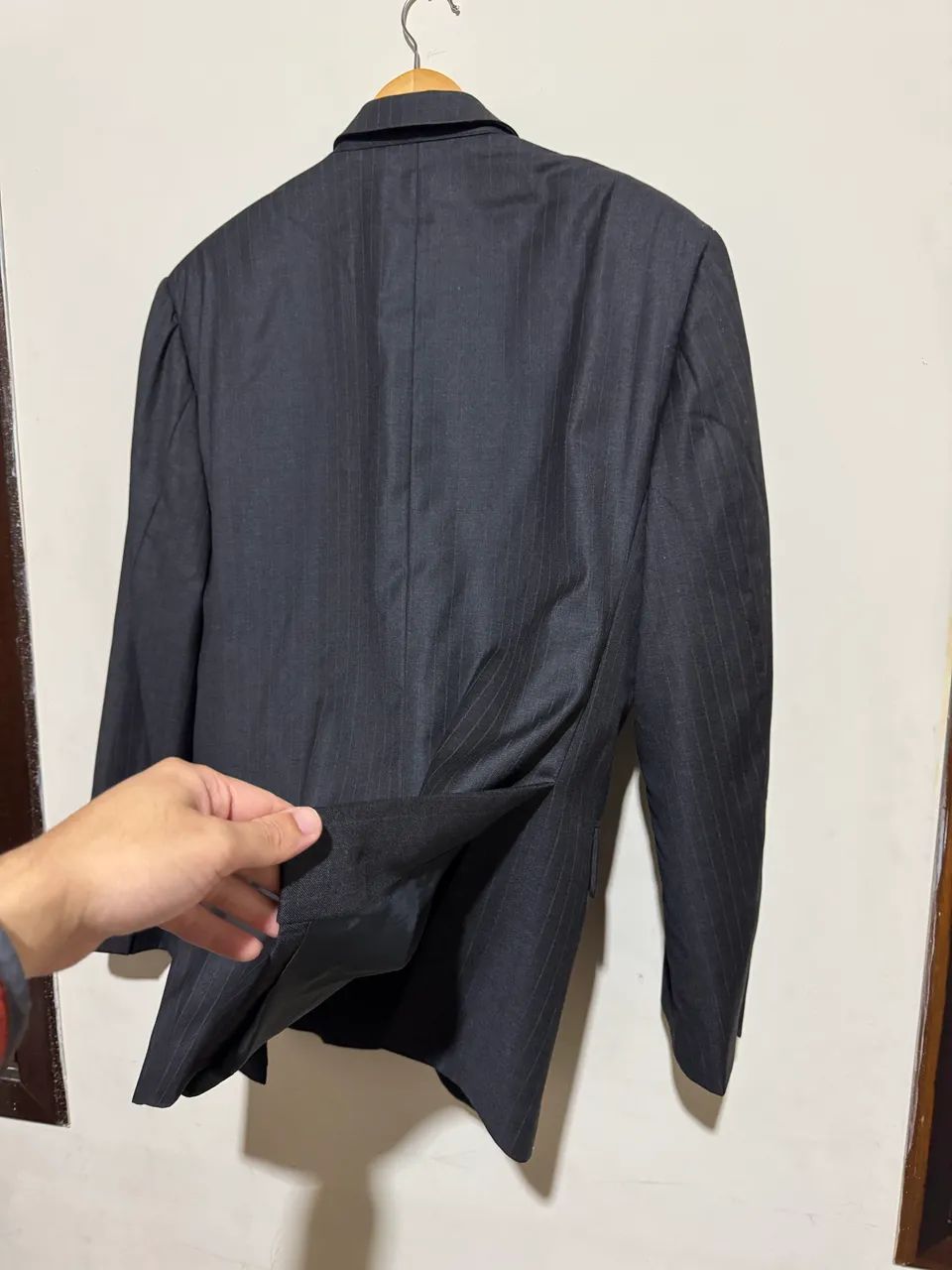 blazer ricardo almeida cinza chumbo m - Foto 3