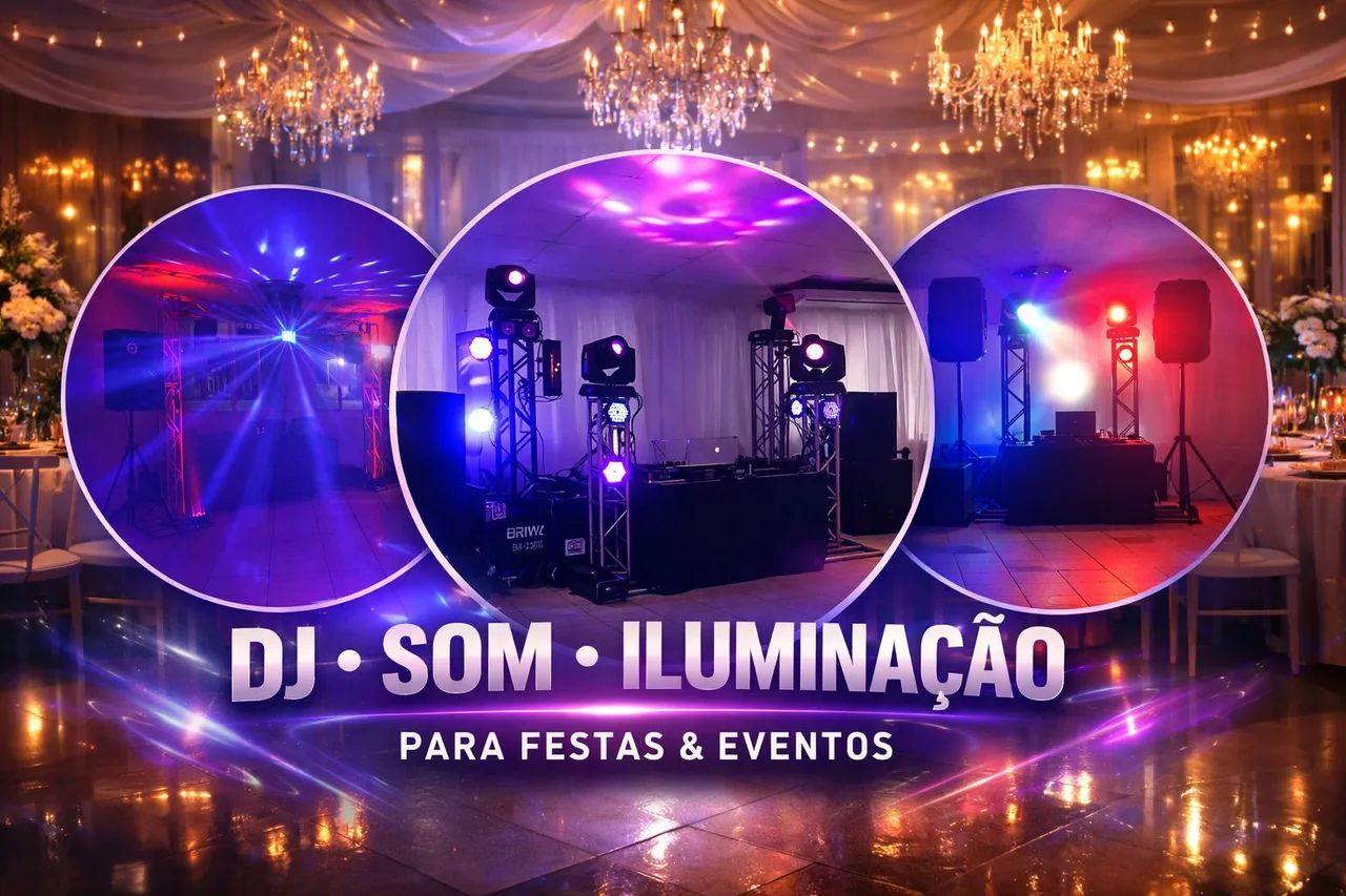 DJ som e iluminação para festa e eventos  - Foto 2