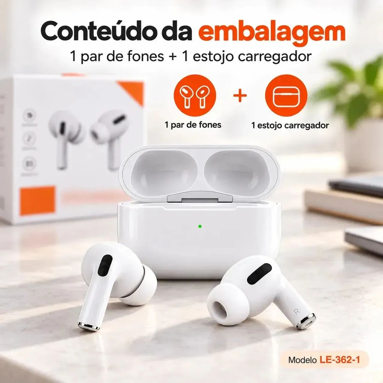Fone Bluetooth  5.3  Branco - Foto 4