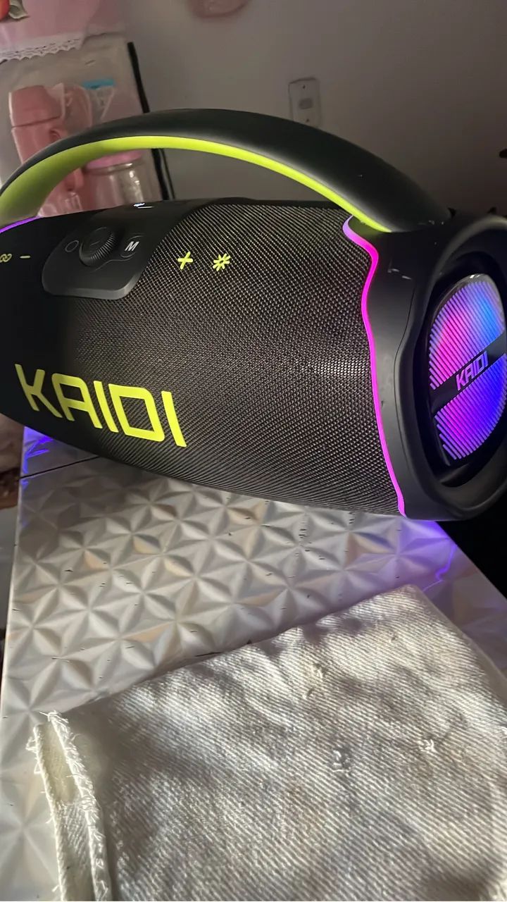 Caixa de som kaidi semi nova  - Foto 4