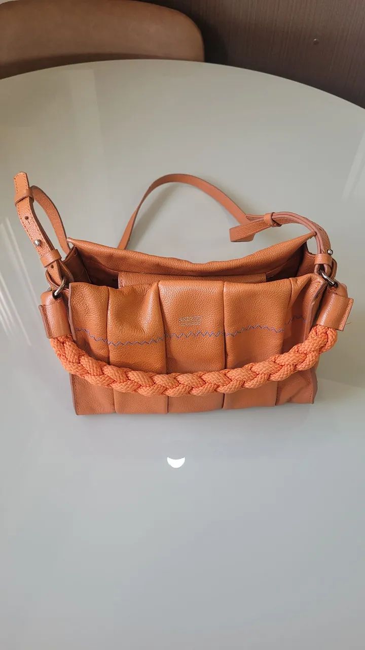 BOLSA AREZZO COURO ORIGINAL  - Foto 4