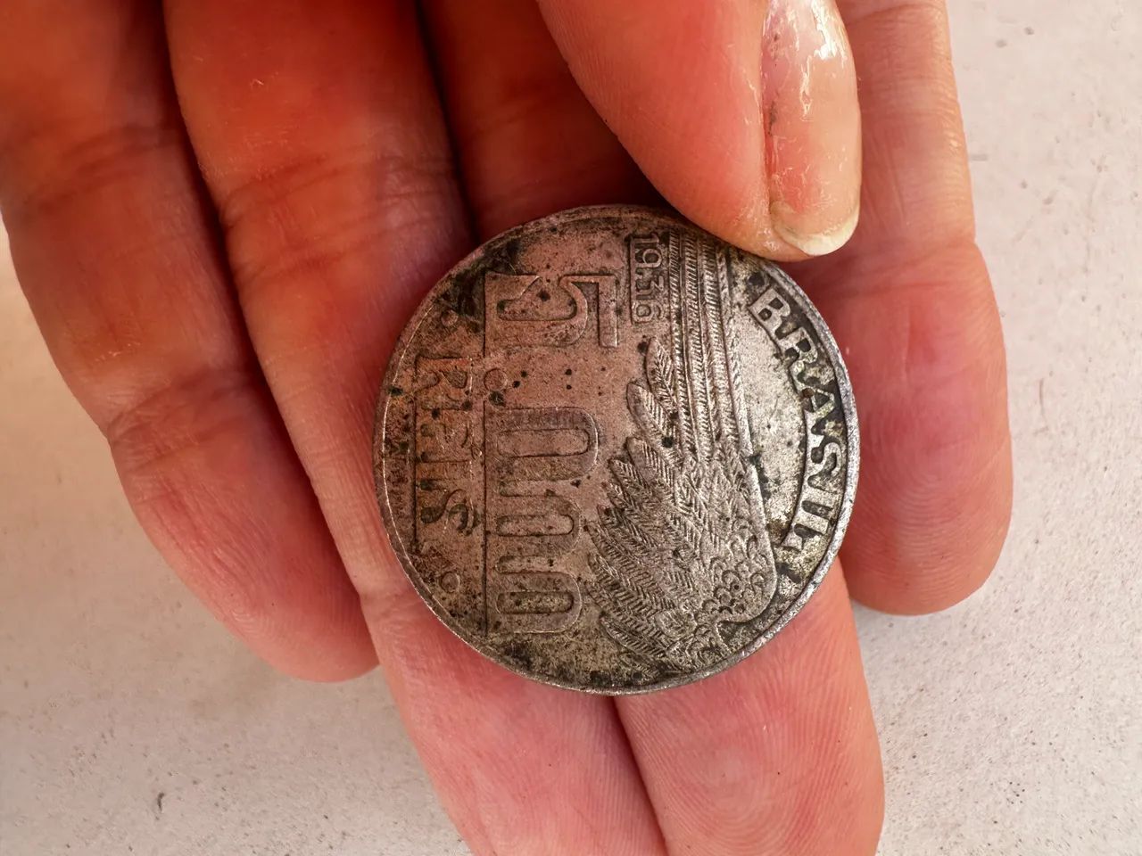 Moeda de colecionador 5000 Reis