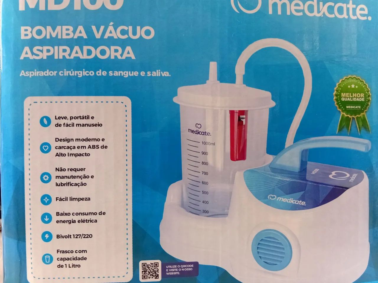 Bomba Aspiradora Md100 Medicate
