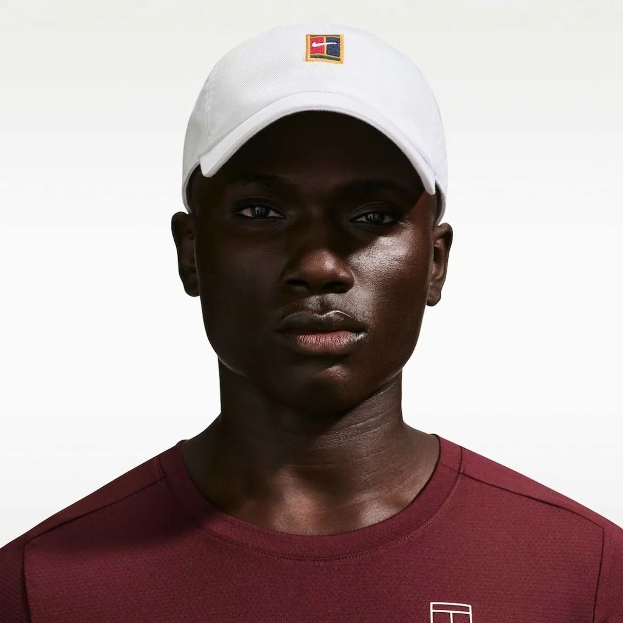 Boné nike Branco com logo bordado 