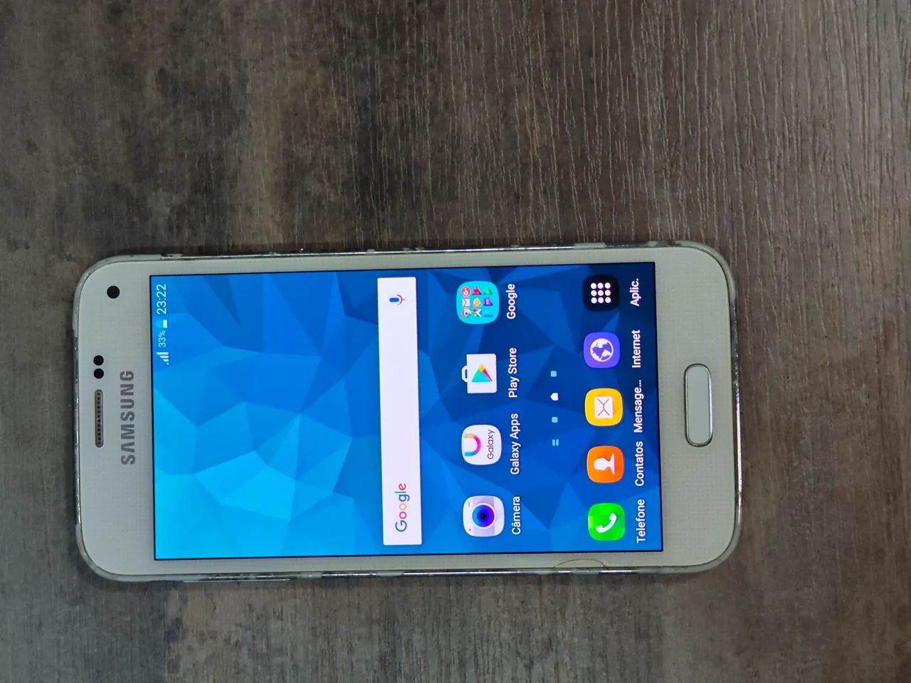 Samsung Galaxy S5 Mini branco - funcionando