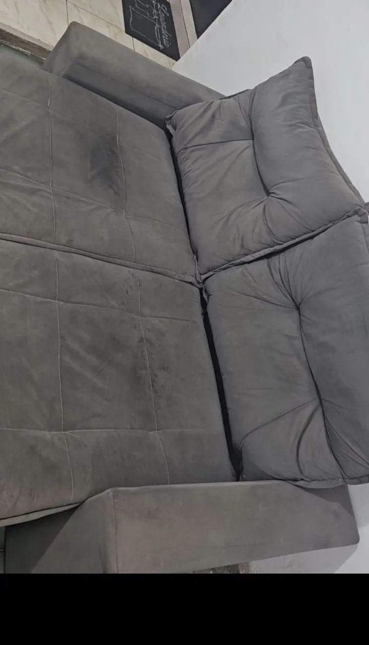 Vendo sofá suede 2 lugares 1,80 cm de largura!!! - Foto 2