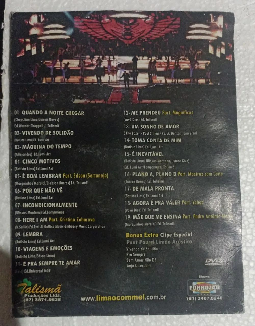 DVD  Limão COM MEL - Um Show de Emoções (Edição Especial) - Foto 2
