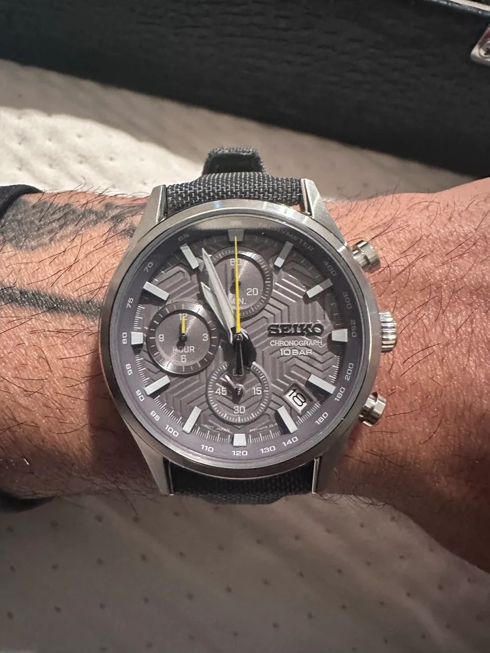 Seiko Cronografo Cinza