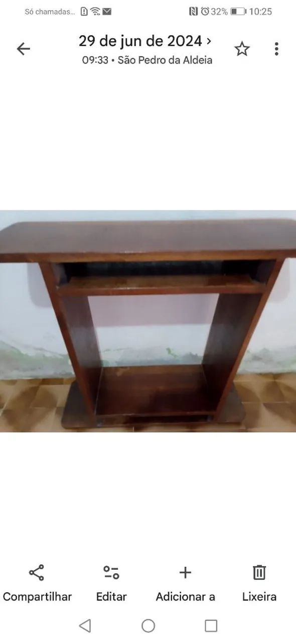 Rack de madeira