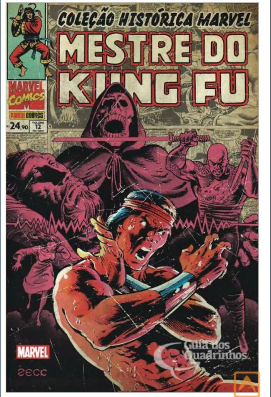 Panini comics Coleção Histórica Marvel: Mestre do Kung Fu 1 a 12 completa  - Foto 2
