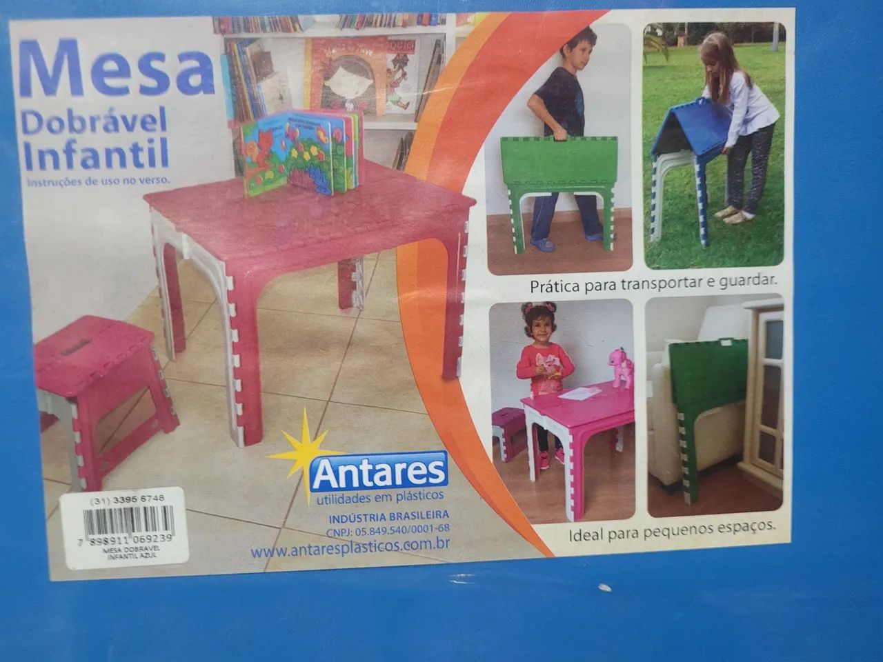 Mesa infantil dobrável - Foto 2