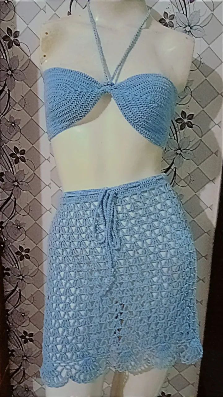 Roupa em crochê  - Foto 2