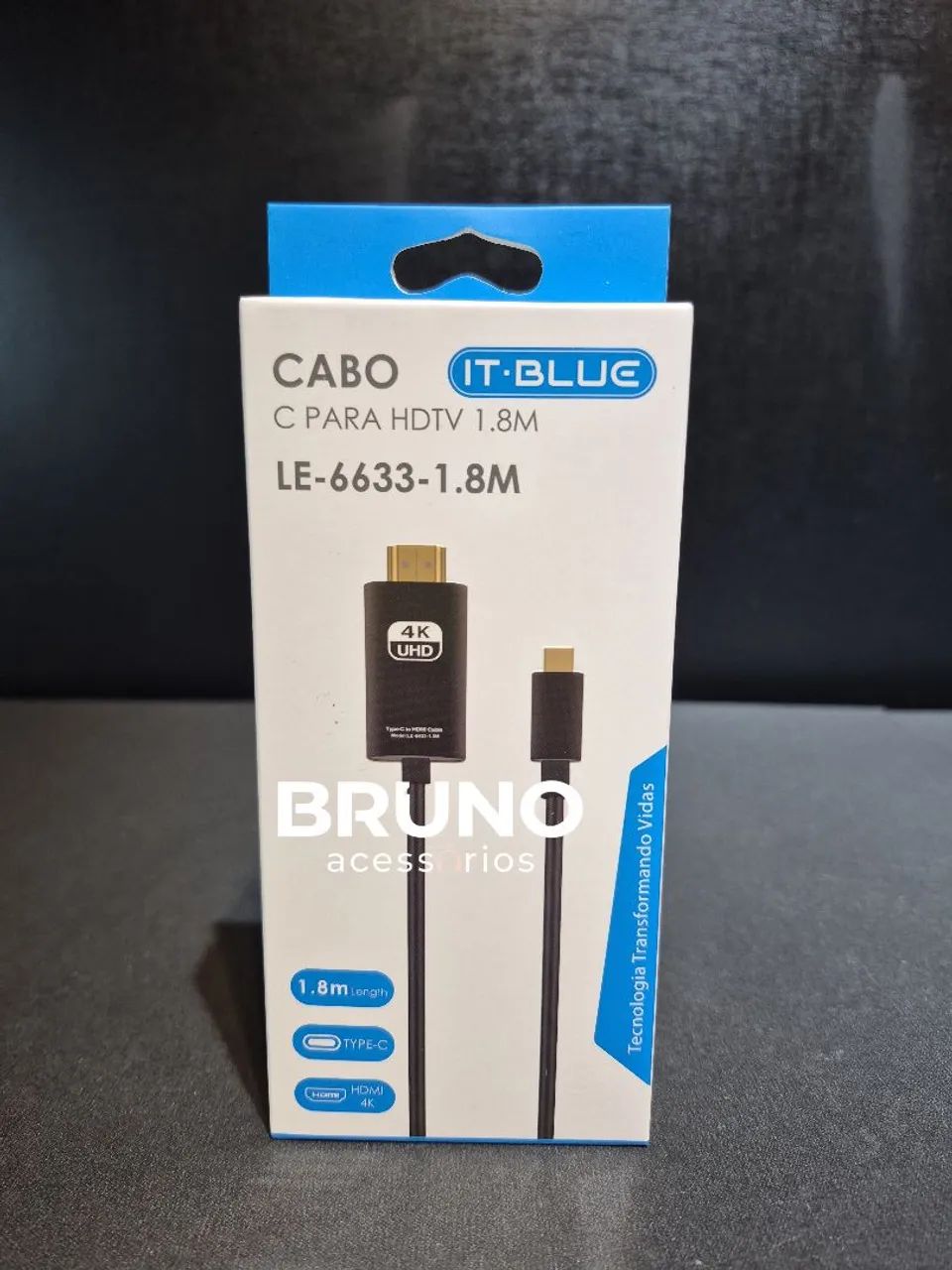Cabo Adaptador C para HDMI 4k - Foto 2