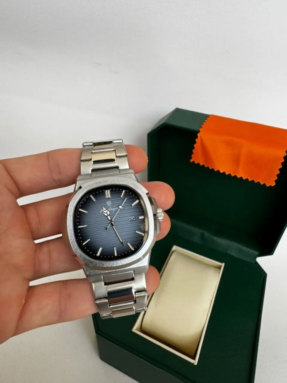 Relógio Poedagar Deluxe Azul - Pronta Entrega