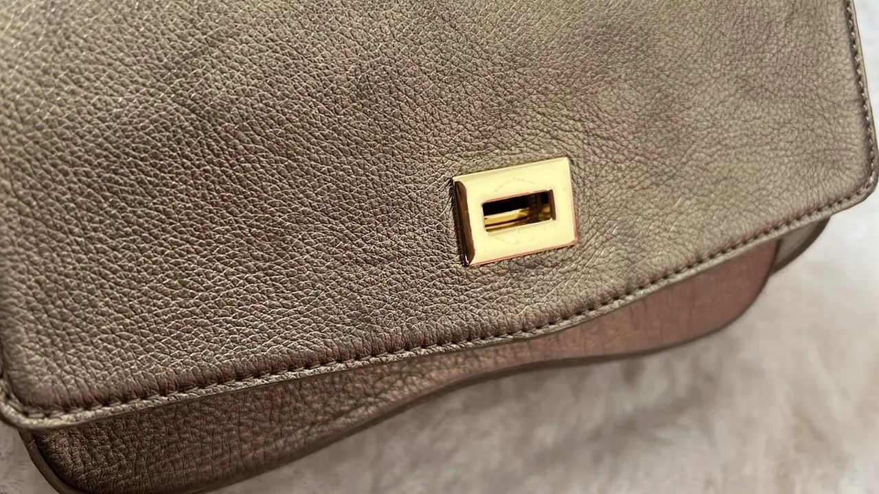 Bolsa de ombro prata  - Foto 2