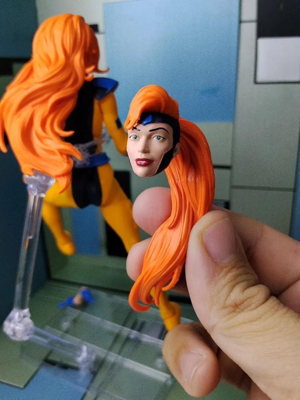 Boneco Marvel Legends Jean Grey X-Men Animated Series VHS Hasbro - Foto 5