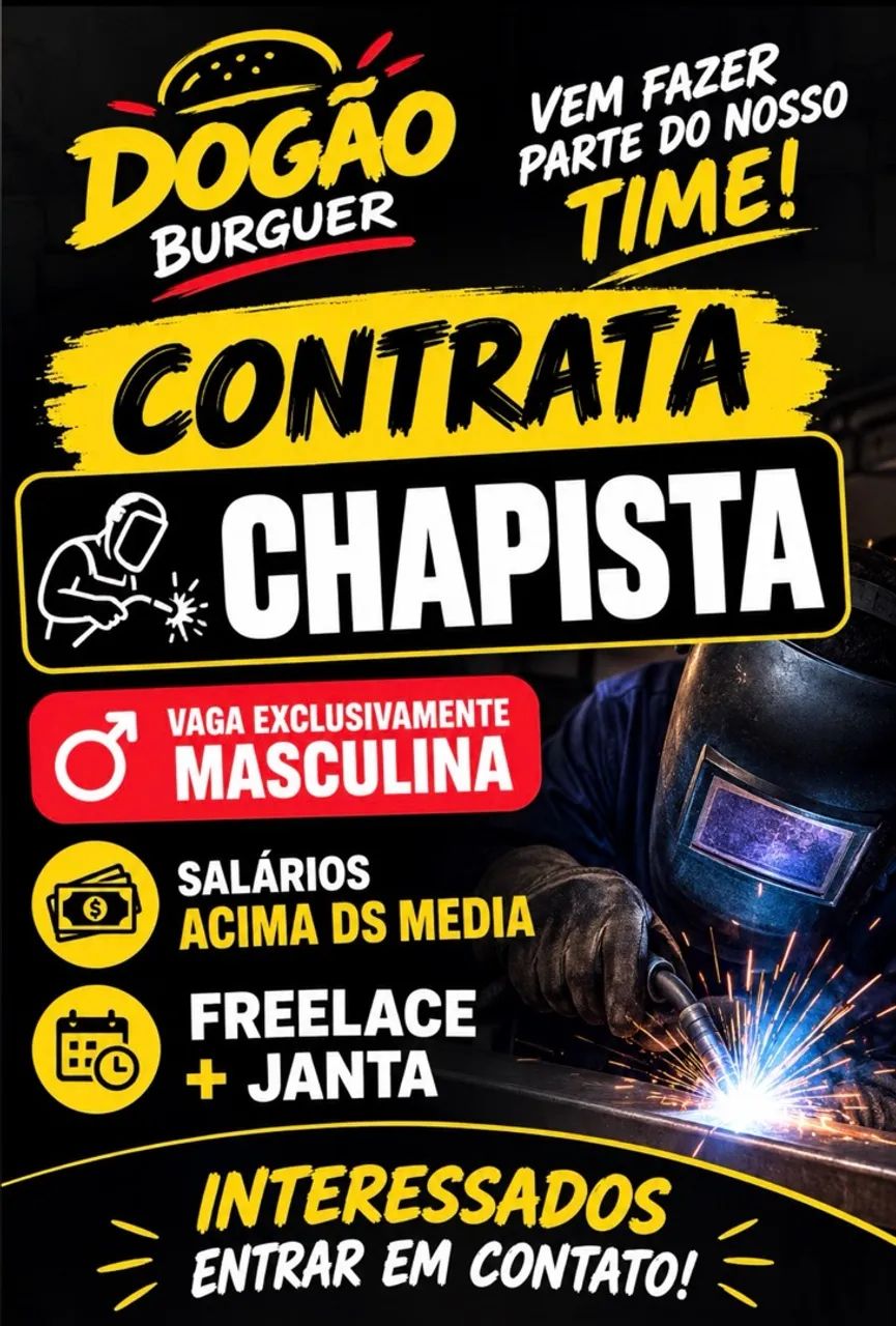 vaga masculina ! 