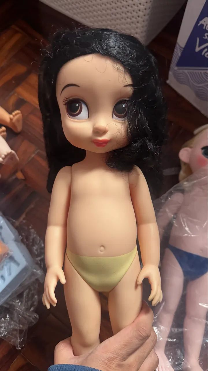 Boneca Animators Branca de Neve para repaint  - Foto 5