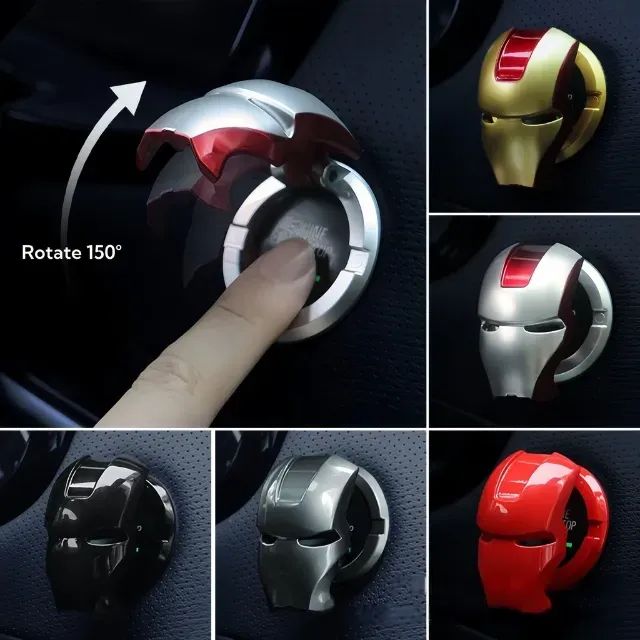 Botão Interuptor - Start Stop - Ingnição - Iron Man - Foto 3