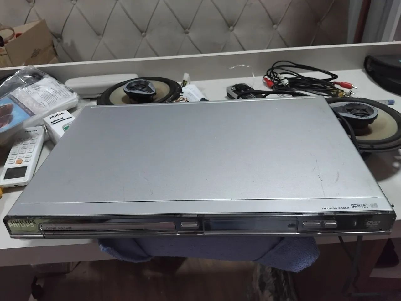 Aparelho dvd philips com + de 100 filmes - Foto 3