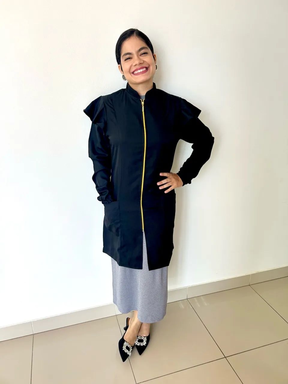 Jaleco gabardine
