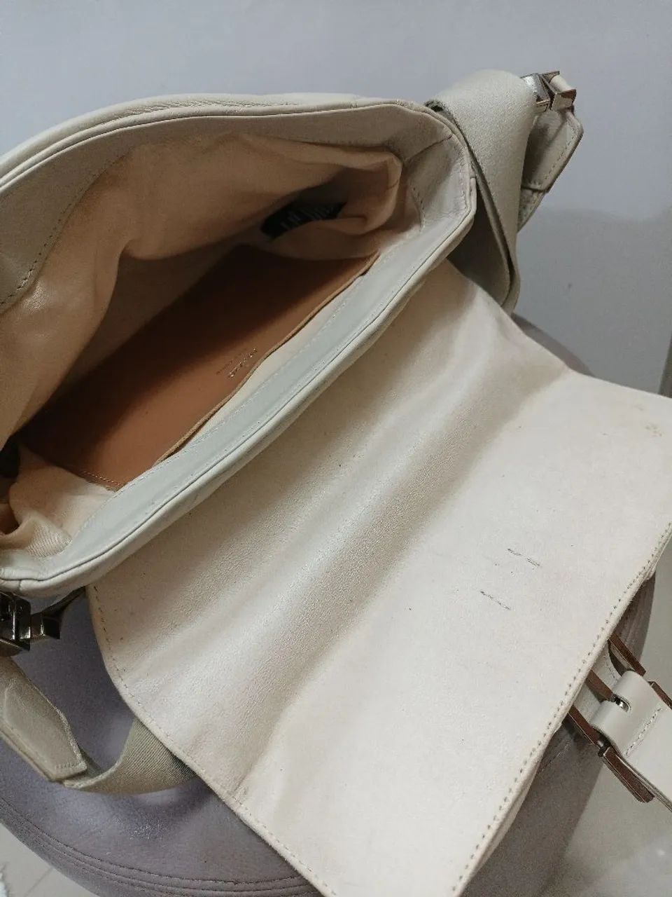 Bolsa tiracolo off white Arezzo  - Foto 4