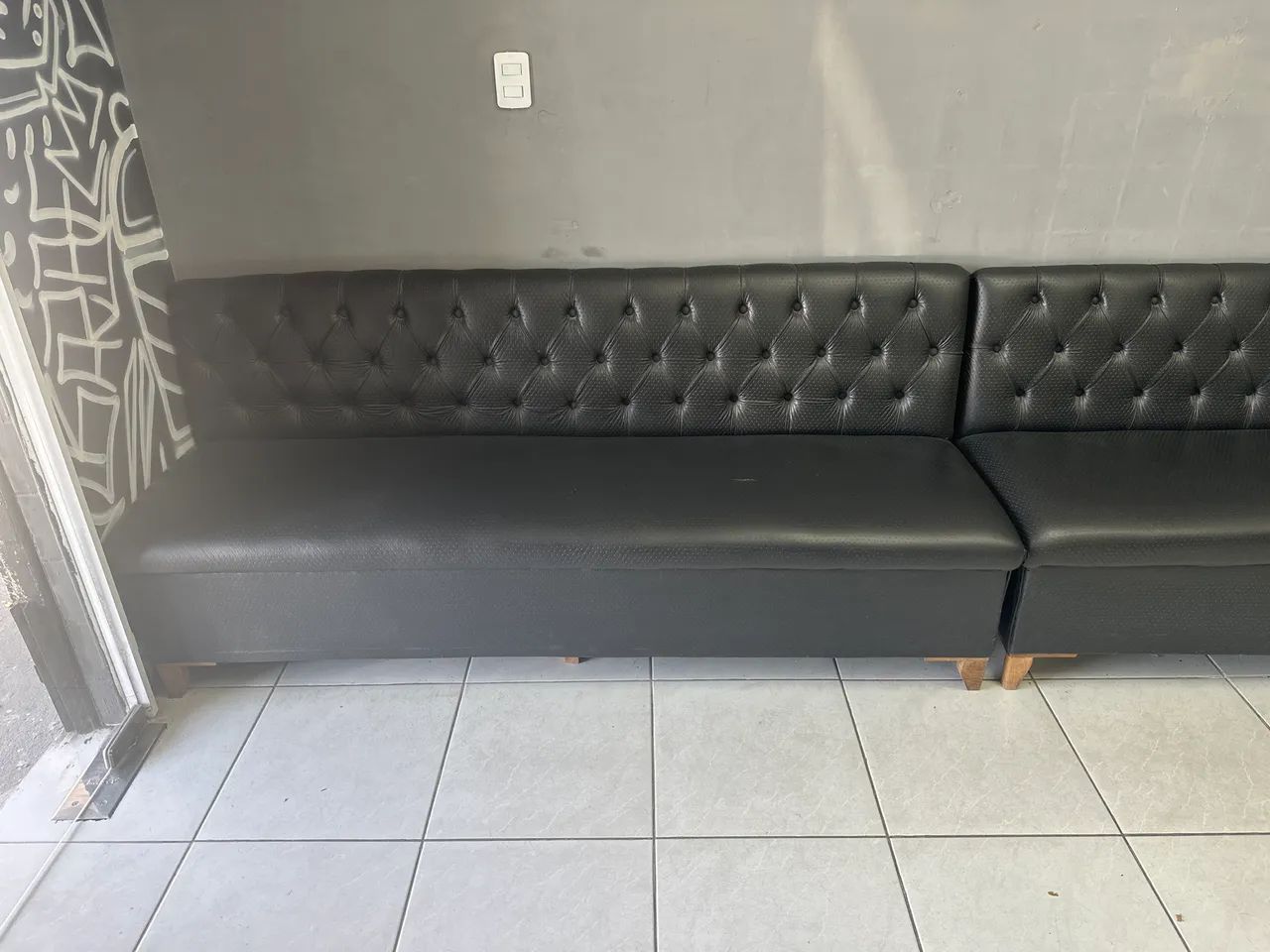 Sofá de espera 2 metros 
