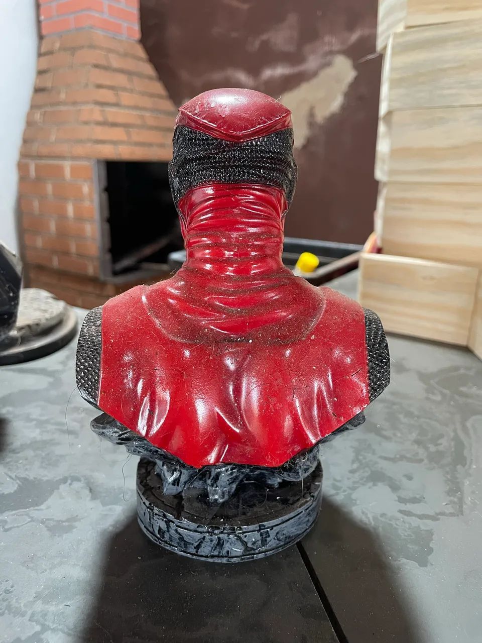 Estátua mais busto do deadpool - Foto 4