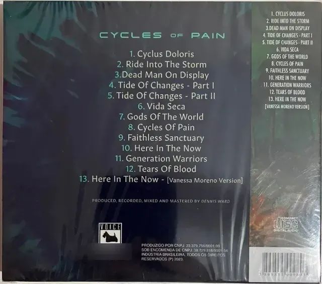 Cd Angra - Cycles Of Pain 2023 Com Pôster E Slipcase - Original. - Foto 3