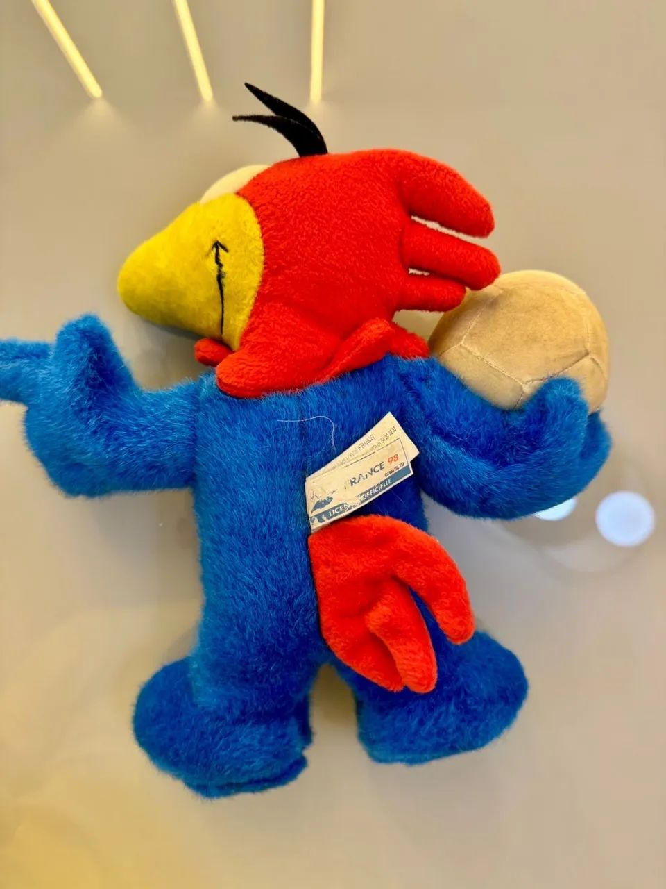 Pelúcia  do Footix, mascote da Copa do Mundo de 1998 - Foto 5