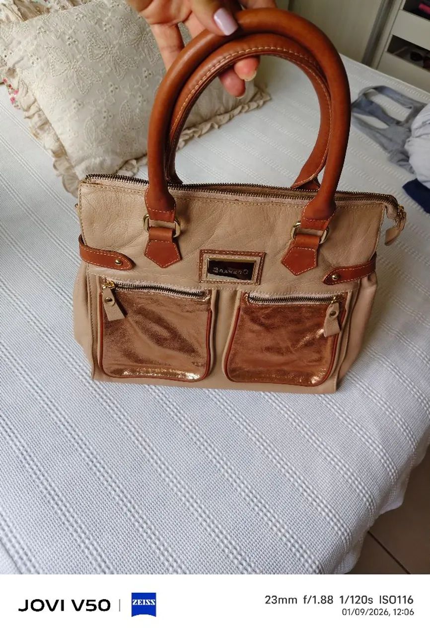 BOLSA SCAMBOO - COURO LEGÍTIMO 