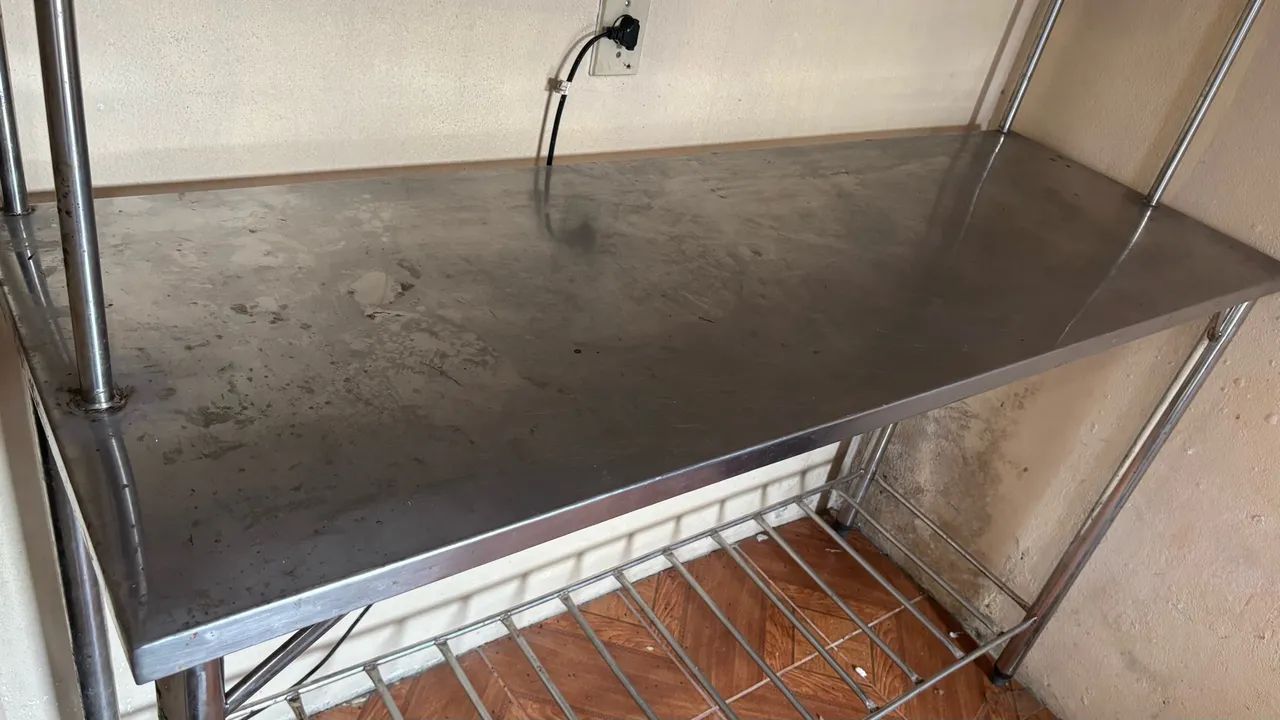 Mesa inox Lanche 