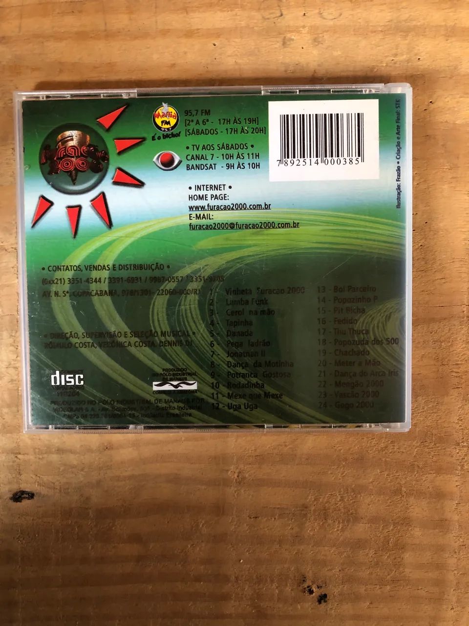 Cd original Furacão 2000 Tornado muito nervoso  - Foto 2