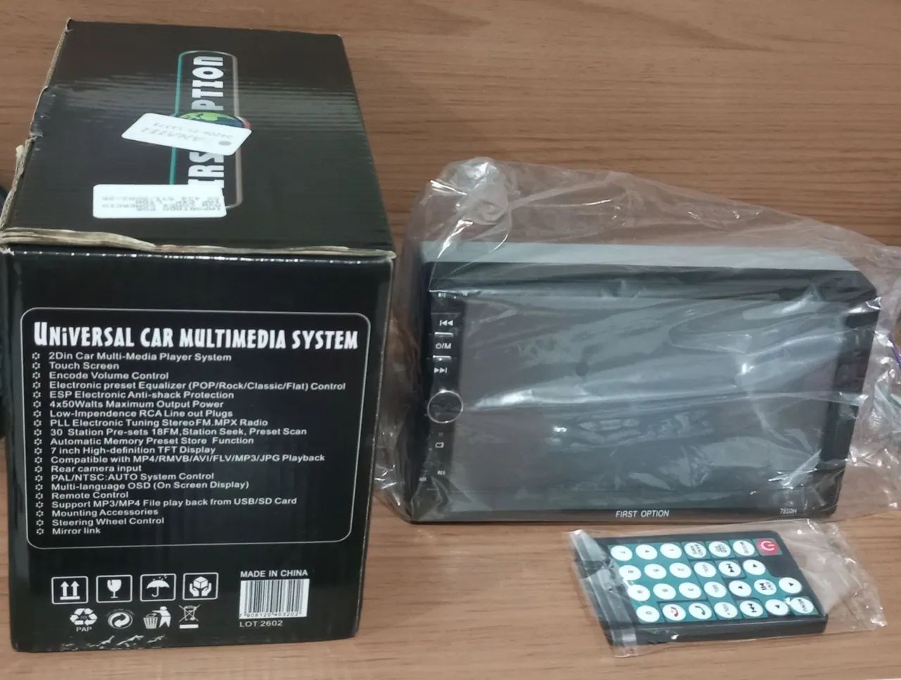 Som touchscreen e bluetooth 7 polegadas
