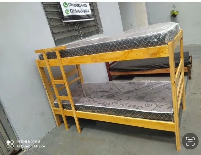 Bunk Bed Single in Solid Wood65204502395778120